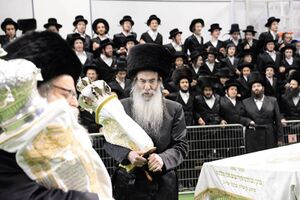 האדמור מאלכסנדר בריקוד בהקפות שניות.jpg